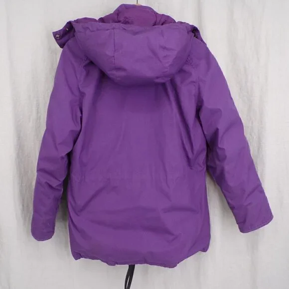 Eddie Bauer Vintage Made in USA Women's Goose Down Hooded Expedition Parka - M - Picture 8 of 12